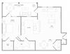 MOL A3 floor plan MOL A3 floor plan at Reveal on the Lake, Rowlett